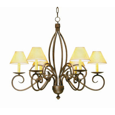 French Elegance 6 Light Shaded Classic Traditional Chandelier French Elegance 6 Light Shaded Classic Traditional Chandelier